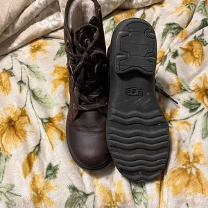 Ugg lace up boots size 8